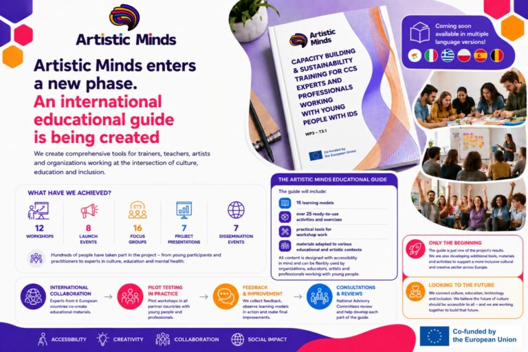 Artistic Minds Enters the Next Stage. An International Educational Guide is Taking Shape