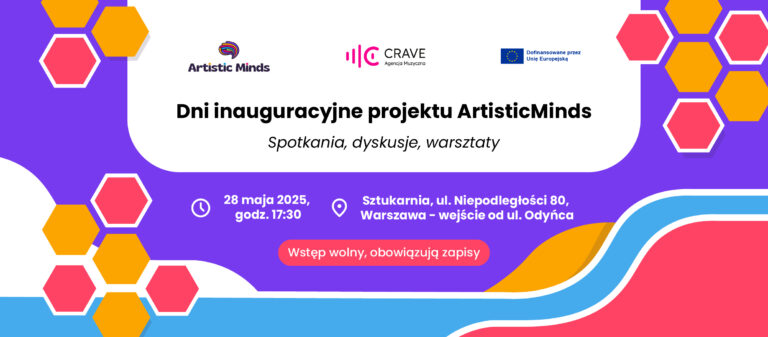 ArtisticMinds Inauguration in Warsaw. May 28 at Sztukarnia – overview and art therapy workshop